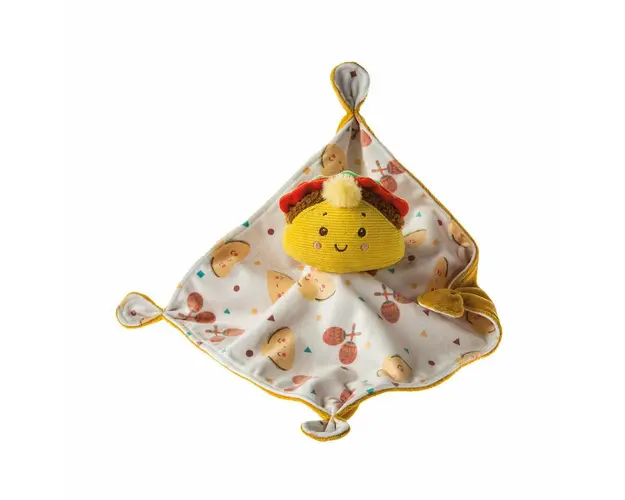 Jucarie plus doudou, Taco Soothie, 25x25 cm, +0 luni, Mary Meyer