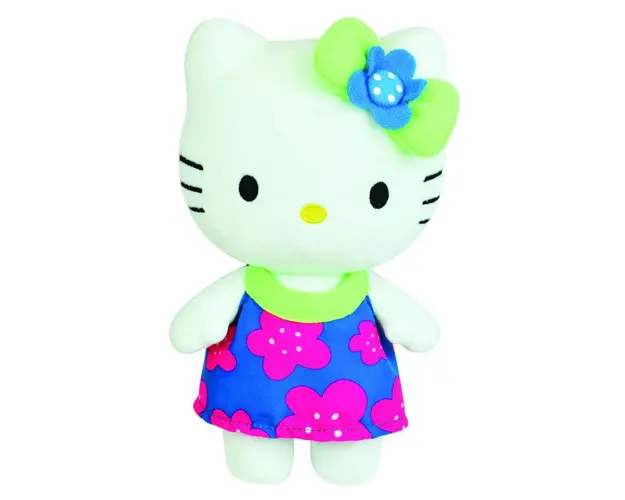 Jucarie Plus Jemini 20cm Hello Kitty Floricele Roz
