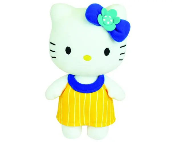Jucarie Plus Jemini 20cm Hello Kitty - Rochita Galbena