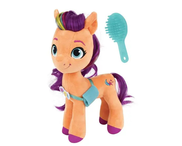 Jucarie Plus Jemini 21cm cu pieptan My Little Pony - Sunny