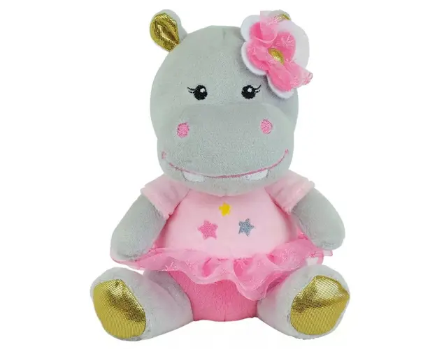 Jucarie Plus Muzicala Jemini 18cm Balerina Hipopotam