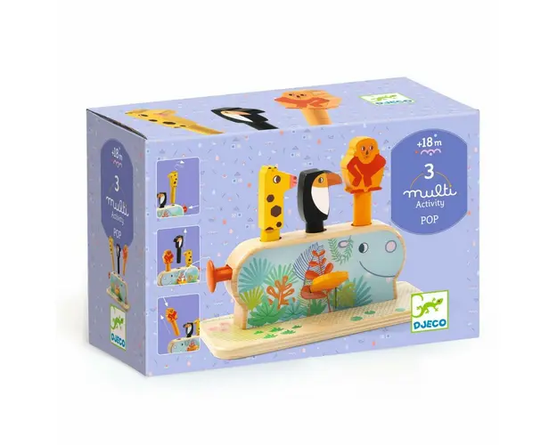 Jucarie pop-up multi activity, Djeco