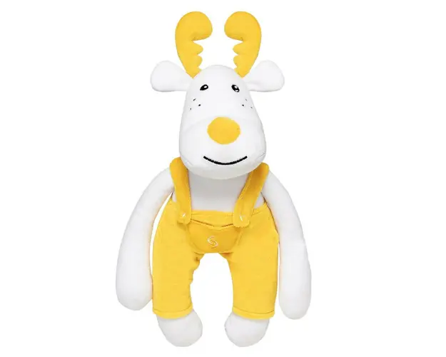 Jucarie ren de plus pentru copii, Skiddou, 30 cm
