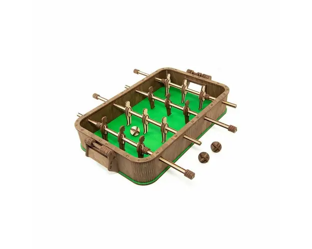 Kit din lemn de construit Table Footbal, 112 piese, EWA