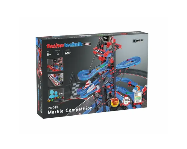 Kit STEM Cursa cu bile metalice, Fischertechnik