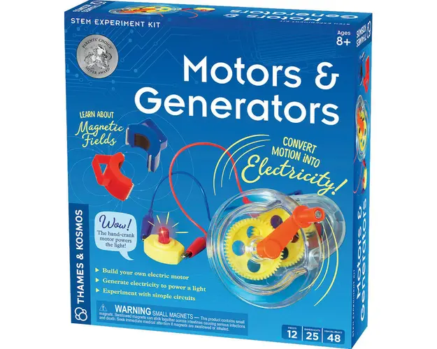 Kit STEM de construit motoare si generatoare