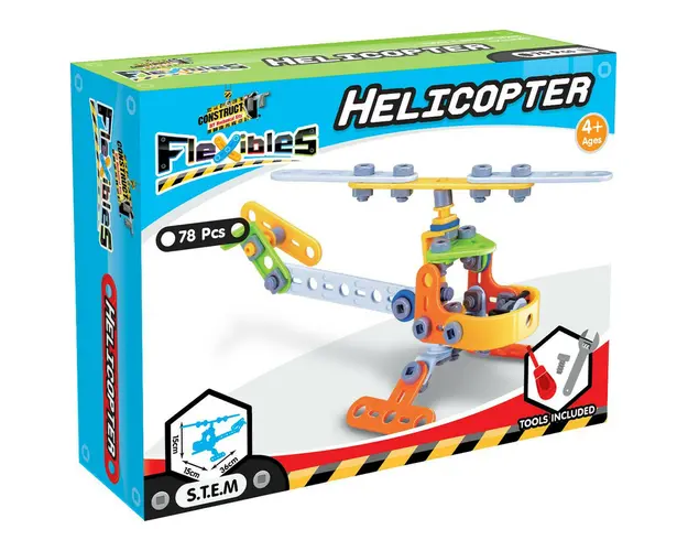 Kit STEM Flexible Elicopter