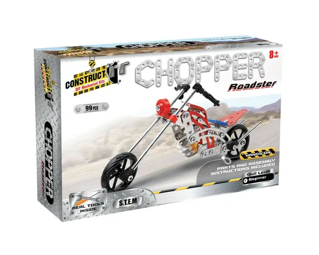 Kit STEM Motocicleta Chopper, nivel incepator