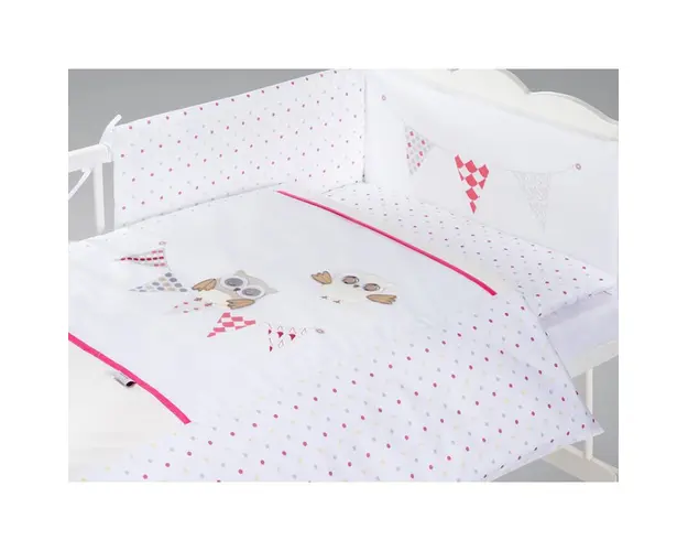 Klups - Lenjerie patut copii Night birds 3 piese