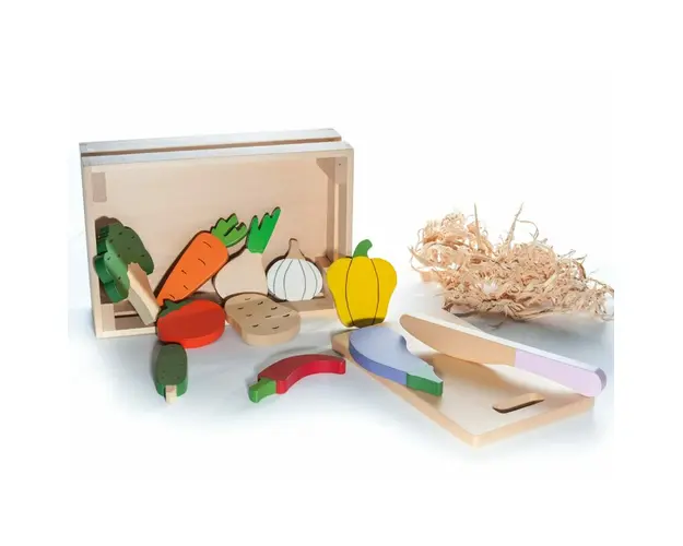 Marc toys - Ladita cu fructe si legume, jucarie handmade