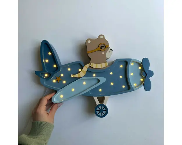 Little lights - Lampa Aeroplan, Denim Blue