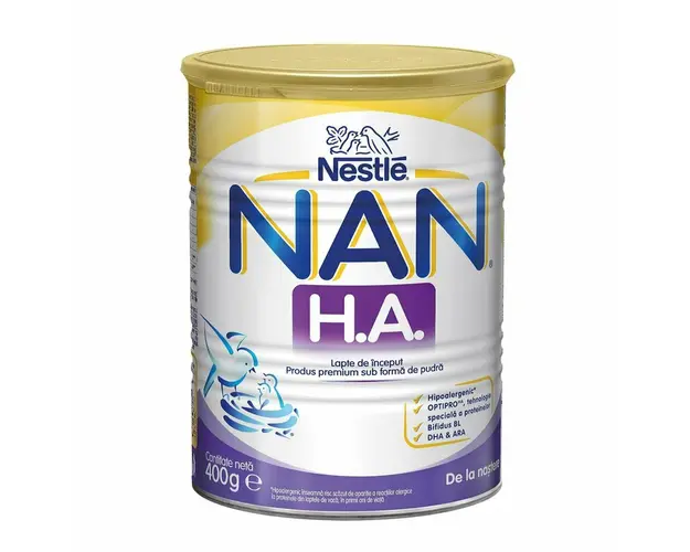 Nestle - Lapte praf Nan HA, 400g