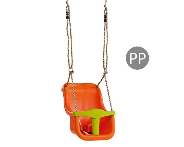 Leagan, Kbt, Baby Seat LUXE, Orange/Lime Green, franghie PP 10