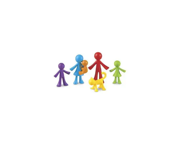 Set pentru sortat si numarat - Familia mea (72 piese)