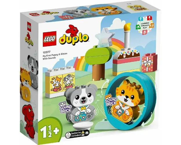 Lego - DUPLO PRIMUL MEU CATELUS SI PRIMUL MEU PISOI CU SUNETE 10977