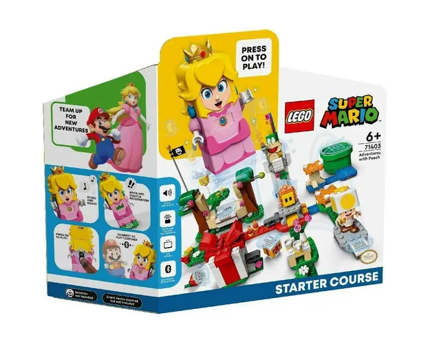 LEGO SUPER MARIO SET DE BAZA AVENTURILE LUI PEACH 71403