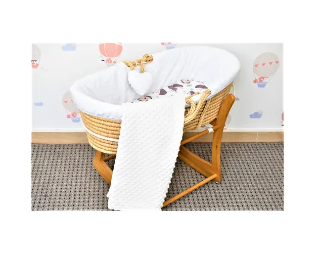 Lenjerie cosulet 2 piese model arici si plus minky crem