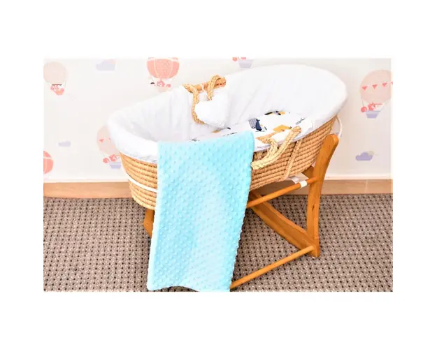Lenjerie cosulet 2 piese model elicoptere si minky bleu