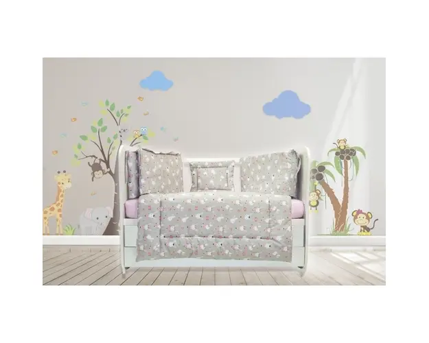 Lenjerie MyKids Dancing Bunny 4+1 Piese 120x60