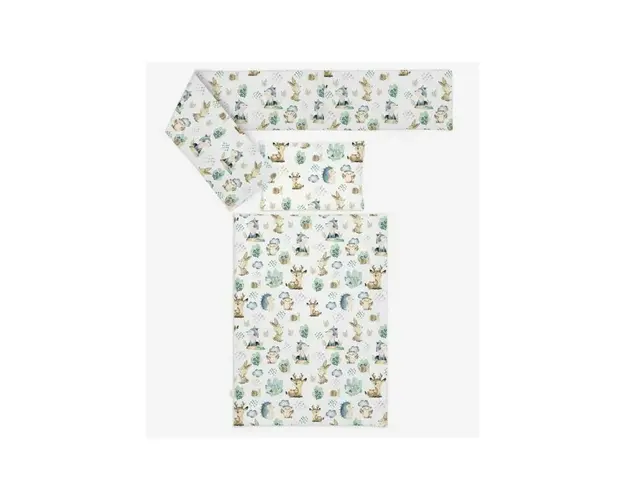 Lenjerie pat 3 Piese KLUPS Forest World C3 C001