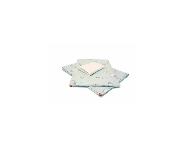Kidsdecor - Lenjerie pat copii Ursuletul Martinica Albastru, , din bumbac - 63x127 cm, 75x100 cm