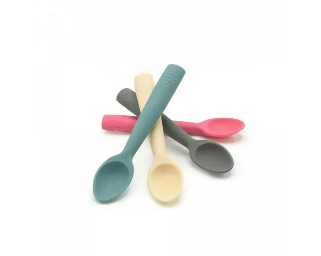 Lingurita din silicon BabyJem (Culoare: Turcoaz)