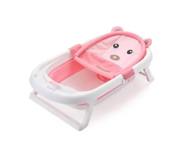 Hamac cadita Little Mom Baby Bath Tub Bear Pink