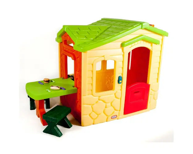 Little Tikes Casuta 'Picnic Pe Terasa' - Natural (Crem)