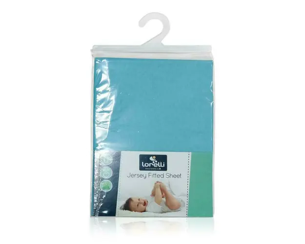 Lorelli - Cearceaf Jersey 60/120 cm, Blue