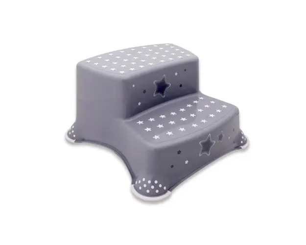 Lorelli - Inaltator dublu pentru baie, antiderapant, Stars Grey