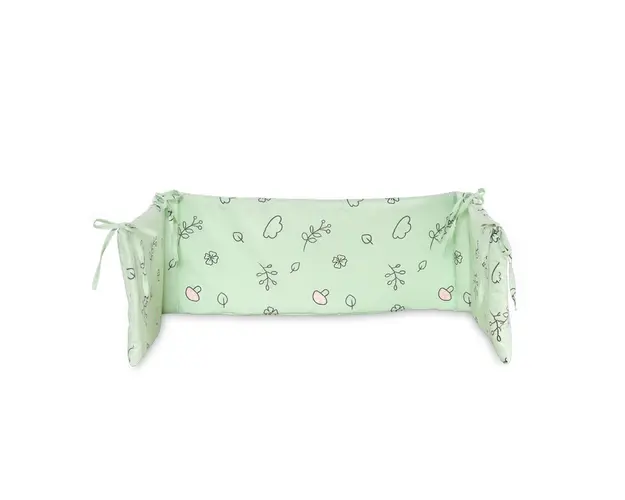 Lorelli - Laterala mare pentru patut LORELLI ranforce, Lamb Green
