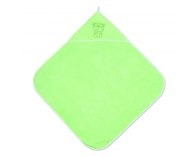 Lorelli - Prosop bebe cu gluga, 80x80 cm, Green
