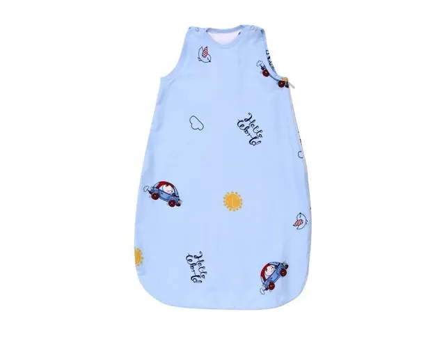 Lorelli - Sac de dormit de iarna, 80 cm, bumbac ranforce, Bear & Car Blue