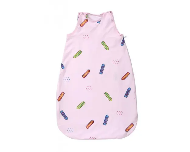 Lorelli - Sac de dormit de vara 100 cm , bumbac ranforsat , Traveling Pink