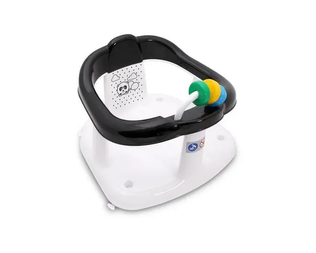 Lorelli - Scaun de baie antiderapant Panda, Negru