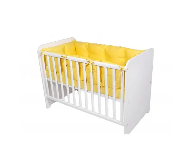 Lorelli - Set protectii laterale pentru pat 4 piese, 60 x 120 cm, Yellow