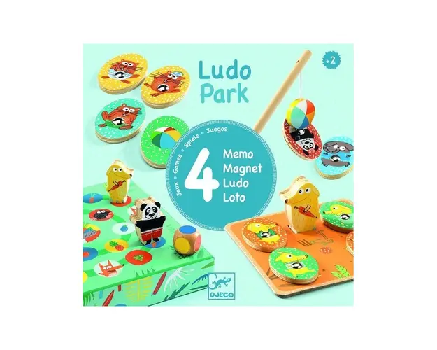 Djeco - Ludo park, primele 4 jocuri