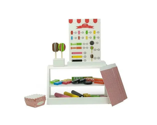 Magazinul de dulciuri de jucarie, din lemn, MAMAMEMO