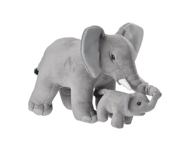 Wild republic - Jucarie din plus Elefant , Mama si puiul