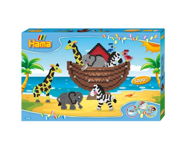 Margele de calcat Hama Midi 5000 in cutie, Arca lui Noe