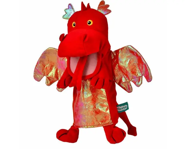 Marioneta de mana Dragonul Rosu Fiesta Crafts FCT-2363
