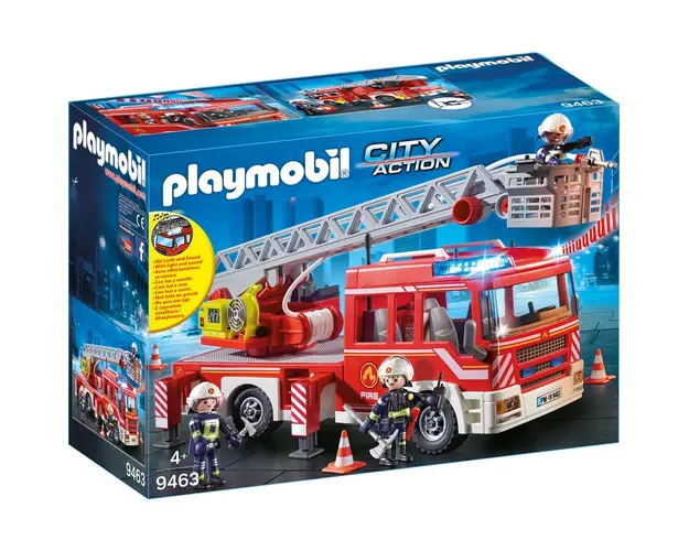 Playmobil - Masina De Pompieri Cu Scara
