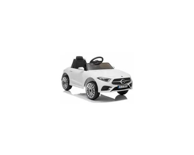 Masina electrica pentru copii, Mercedes C Class, CLS 350, 2 motoare, LeanToys, 5177, alba