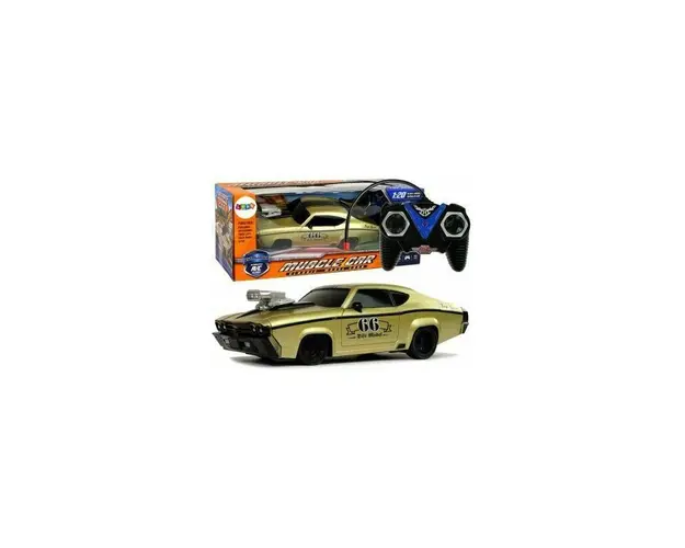 Masinuta sport RC pentru copii cu telecomanda, aurie, 1:20, 10245