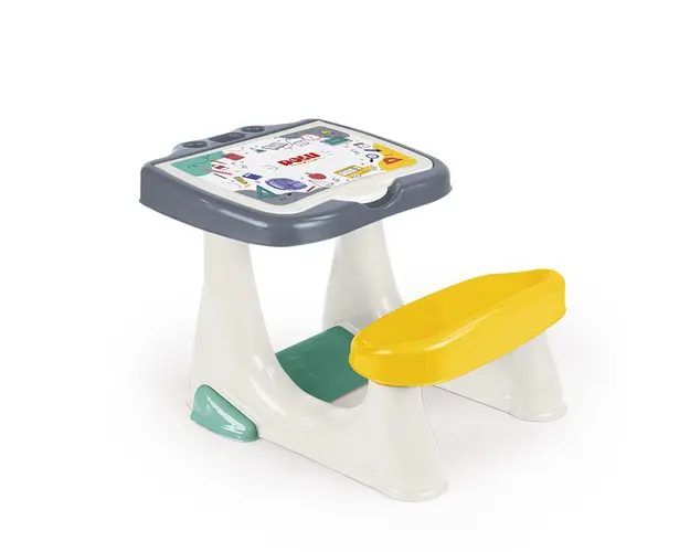 Masuta de studiu si desen cu scaun pastel