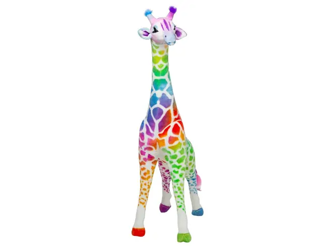 Melissa&Doug - Girafa gigant din plus Rainbow