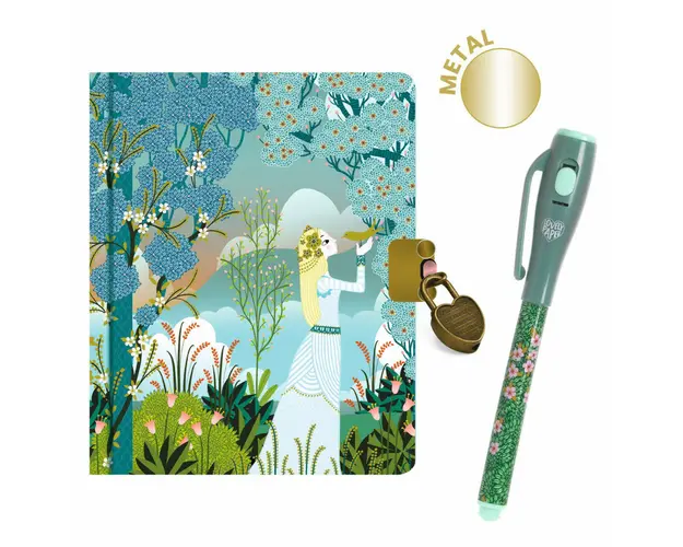 Micul jurnal secret cu pix magic Charlotte, Djeco