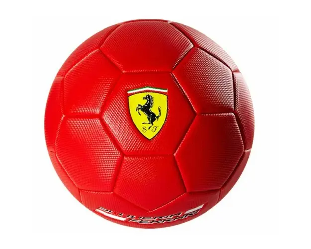 Mingie de fotbal Ferrari, marimea 5, rosie