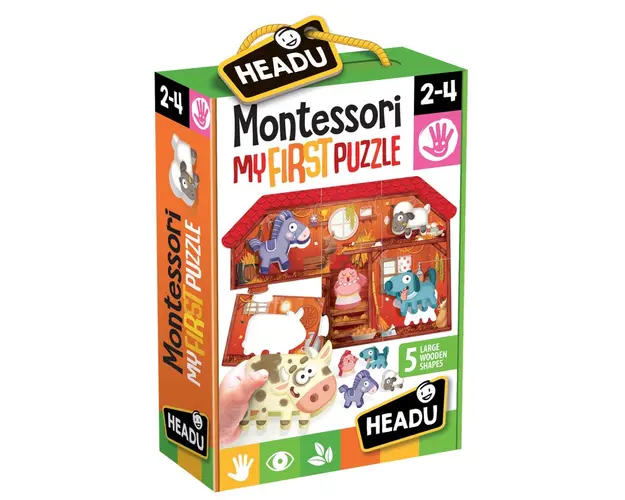 Headu Montessori - Primul Meu Puzzle - Ferma
