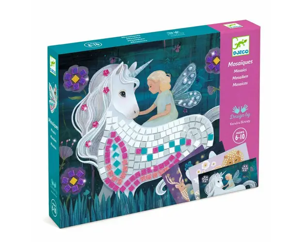 Djeco - Mozaic Unicornul fermecat,